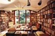 Leo Löwenthals Bibliothek in Berkley Kalifornien, Fotograf unbekannt, Foto: Walter Benjamin Archiv 