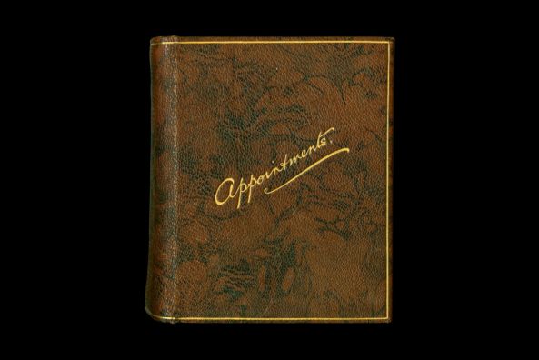 "Appointments Book" aus dem Arnold-Zweig-Archiv