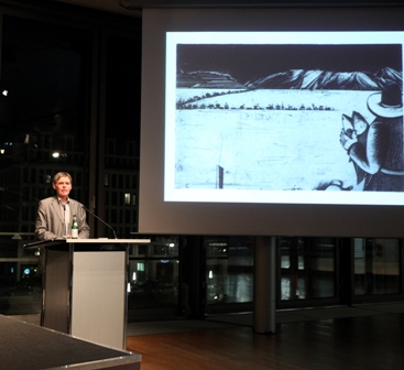Christoph Meckel, Weltkomödie, in der Akademie der Künste, 25.01.2012, Foto AdK, Brümmer